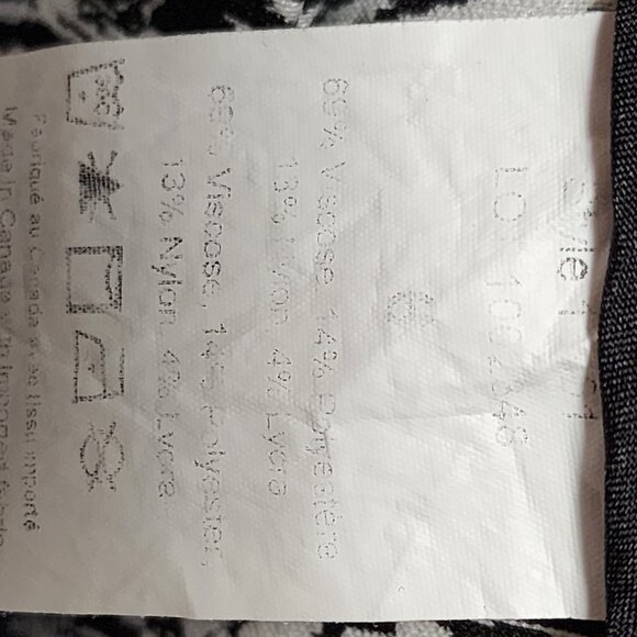 Lisette L Artsy Aztec Stretch Knit Pull On Mid Rise Ankle Pants - Picture 6 of 6